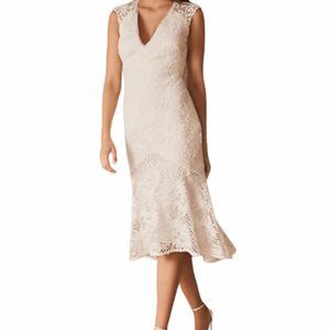 Monique Lhuillier BHLDN Lorre Dress in Ivory Size 4 NWT